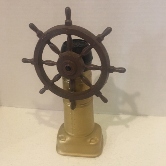VTG 1980 Old Spice Ship’s Wheel Decanter Exc Cond - Picture 11 of 12